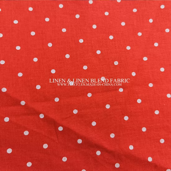 Customer Digital Printing L/V 10*10 Environmental Breathable and Comfortable Textile Linen Fabric