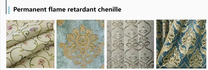 100% Polyester Fire Retardant Embossed Velvet Fabrics