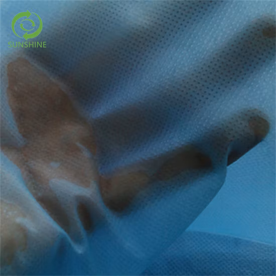 Горячая продажа 100% ПП гидрофильная ткань спанбонд для изготовления подгузников